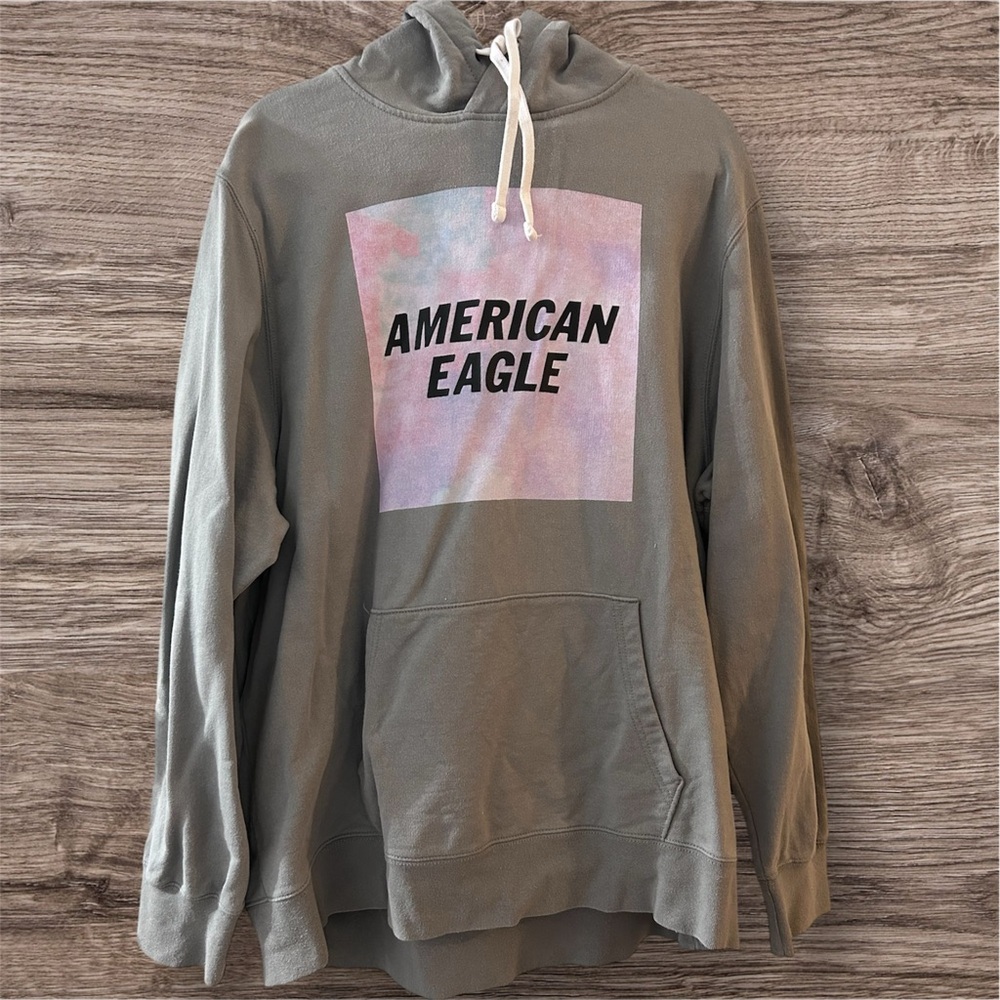 American Eagle Outfitters Gray Sweatshirt Hoodie